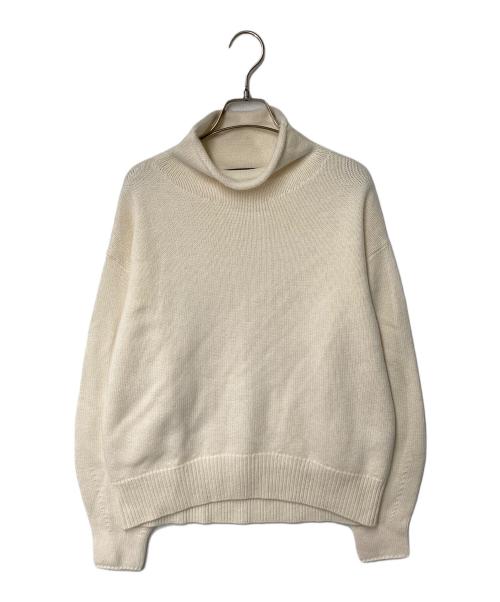 23区（ニジュウサンク）23区 (ニジュウサンク) ウールカシミヤニット ホワイト サイズ:38(9)の古着・服飾アイテム