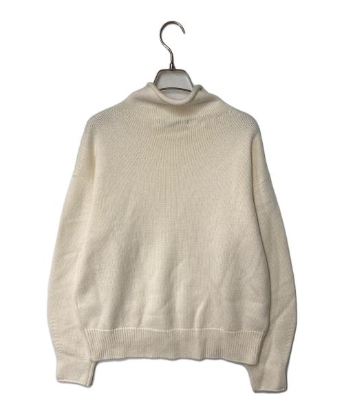 23区（ニジュウサンク）23区 (ニジュウサンク) ウールカシミヤニット ホワイト サイズ:38(9)の古着・服飾アイテム