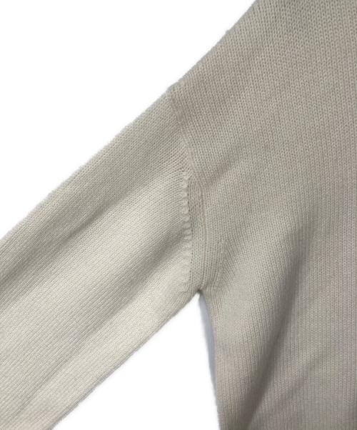 23区（ニジュウサンク）23区 (ニジュウサンク) ウールカシミヤニット ホワイト サイズ:38(9)の古着・服飾アイテム