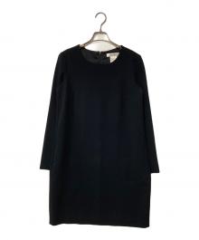 MaxMara（マックスマーラ）の古着「長袖ワンピース」｜ブラック