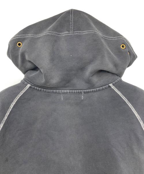 X-LARGE（エクストララージ）X-LARGE (エクストララージ) BLEACHED HOODED SWEATSHIRT ブラック サイズ:Lの古着・服飾アイテム