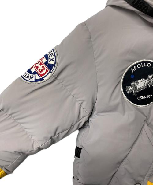 AVIREX（アヴィレックス）AVIREX (アヴィレックス) APOLLO DOWN JACKET グレー サイズ:Ｍの古着・服飾アイテム