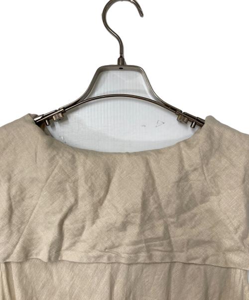 LEQUIO（レキオ）LEQUIO (レキオ) ノースリーブリネンワンピース ベージュ サイズ:Freeの古着・服飾アイテム