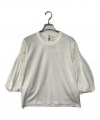 noir kei ninomiyaノワール ケイ ニノミヤ）の古着「パフスリーブTシャツ」｜ホワイト