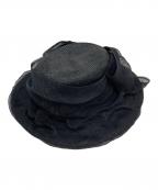 JUNYA WATANABE COMME des GARCONS(ジュンヤワタナベ コムデギャルソン）の古着「ケンマ草×シナマイハット」｜ブラック