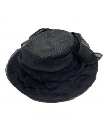 JUNYA WATANABE COMME des GARCONS（(ジュンヤワタナベ コムデギャルソン）の古着「ケンマ草×シナマイハット」｜ブラック
