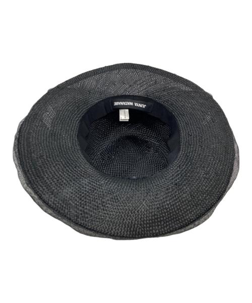 JUNYA WATANABE COMME des GARCONS（(ジュンヤワタナベ コムデギャルソン）JUNYA WATANABE COMME des GARCONS ((ジュンヤワタナベ コムデギャルソン) ケンマ草×シナマイハット ブラックの古着・服飾アイテム