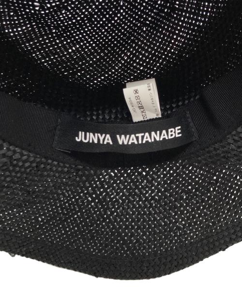 JUNYA WATANABE COMME des GARCONS（(ジュンヤワタナベ コムデギャルソン）JUNYA WATANABE COMME des GARCONS ((ジュンヤワタナベ コムデギャルソン) ケンマ草×シナマイハット ブラックの古着・服飾アイテム