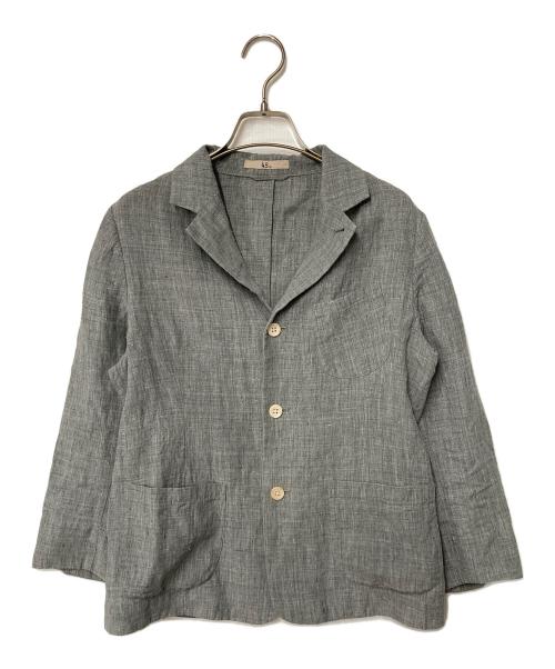 45R（フォーティファイブ・アール）45R (フォーティファイブ・アール) リネンジャケット グレー サイズ:2の古着・服飾アイテム