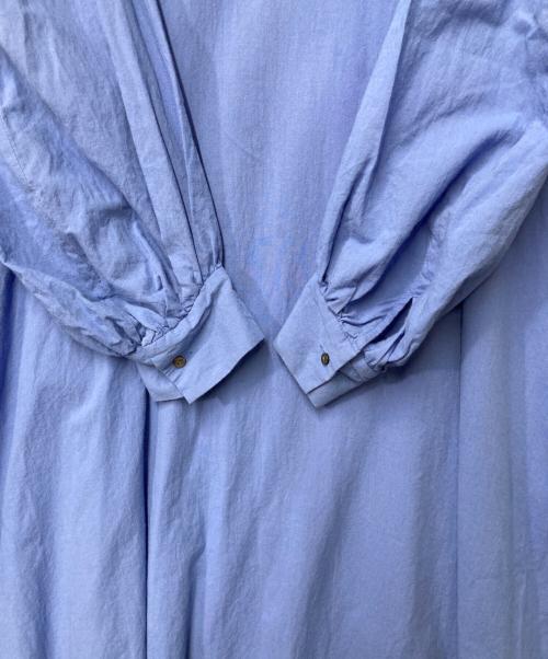 mizuiro-ind（ミズイロインド）mizuiro-ind (ミズイロインド) コットンワンピース ブルー サイズ:Freeの古着・服飾アイテム