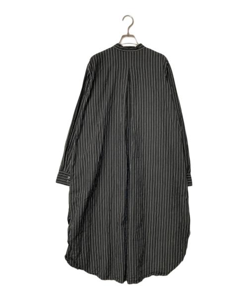 pas de calais（パドカレ）pas de calais (パドカレ) コットンリネンシャツワンピース ブラック サイズ:36の古着・服飾アイテム
