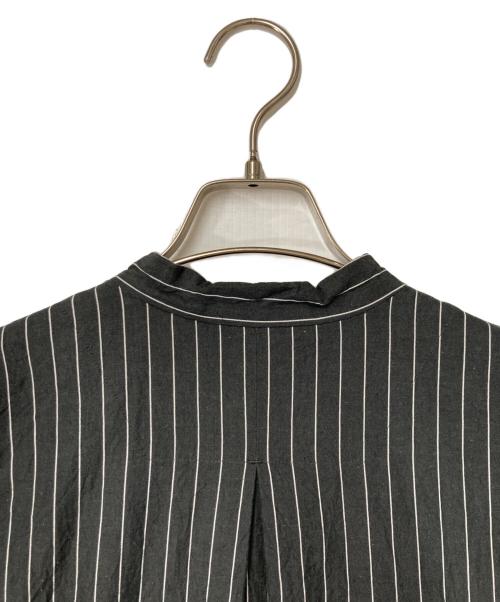 pas de calais（パドカレ）pas de calais (パドカレ) コットンリネンシャツワンピース ブラック サイズ:36の古着・服飾アイテム