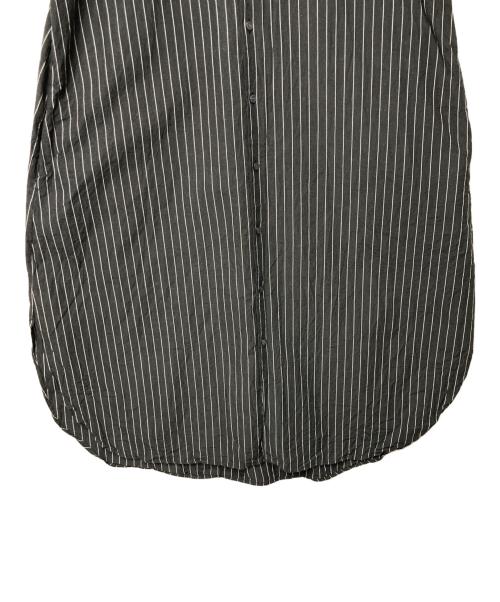 pas de calais（パドカレ）pas de calais (パドカレ) コットンリネンシャツワンピース ブラック サイズ:36の古着・服飾アイテム