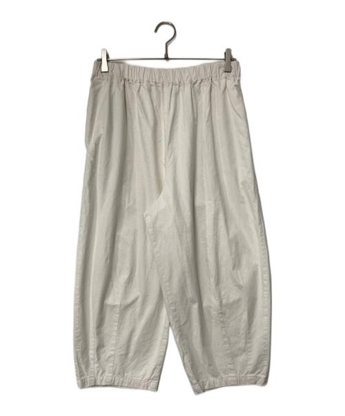HUIS（ハウス）HUIS (ハウス) やわらかシーチングコットンバルーンパンツ ホワイト サイズ:Freeの古着・服飾アイテム