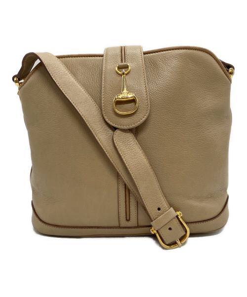 CELINE（セリーヌ）CELINE (セリーヌ) ホースビット ショルダーバッグ ベージュの古着・服飾アイテム