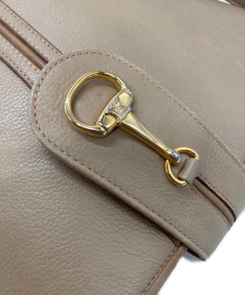 CELINE（セリーヌ）CELINE (セリーヌ) ホースビット ショルダーバッグ ベージュの古着・服飾アイテム