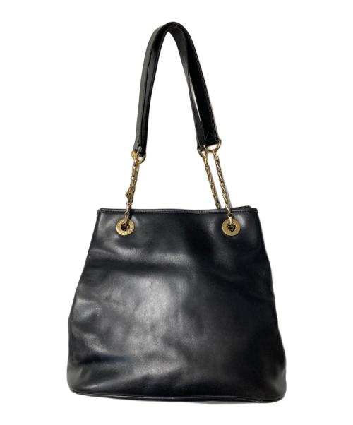 CELINE（セリーヌ）CELINE (セリーヌ) チェーンショルダーバッグ ブラックの古着・服飾アイテム