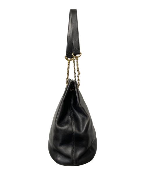 CELINE（セリーヌ）CELINE (セリーヌ) チェーンショルダーバッグ ブラックの古着・服飾アイテム