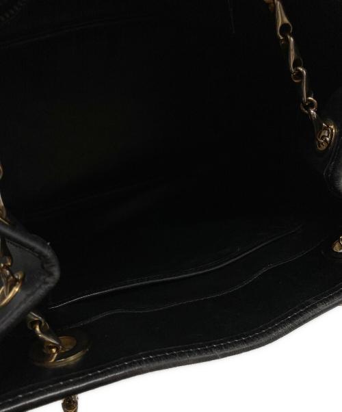 CELINE（セリーヌ）CELINE (セリーヌ) チェーンショルダーバッグ ブラックの古着・服飾アイテム