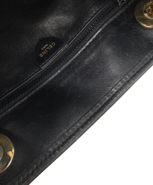CELINE（セリーヌ）CELINE (セリーヌ) チェーンショルダーバッグ ブラックの古着・服飾アイテム