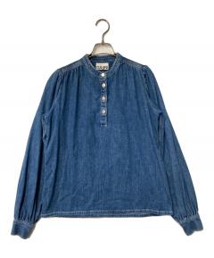 中古・古着通販】Loungedress (ラウンジドレス) ダメージデニムシャツ