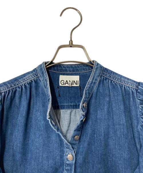 GANNI（ガニー）Ganni (ガニー) デニムブラウス インディゴ サイズ:Freeの古着・服飾アイテム