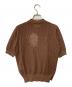 IENA LA BOUCLE (イエナ ラ ブークル) Linen ワッフルニットポロシャツ ブラウン サイズ:FREE：5000円