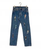 LEVI'S×STRANGER THINGSリーバイス×ストレンジャーシングス）の古着「505デニムパンツ」｜インディゴ
