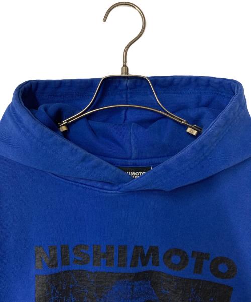 NISHIMOTO IS THE MOUTH（ニシモトイズザマウス）NISHIMOTO IS THE MOUTH (ニシモトイズザマウス) CLASSIC SWEAT HOODIE ブルー サイズ:Ｍの古着・服飾アイテム