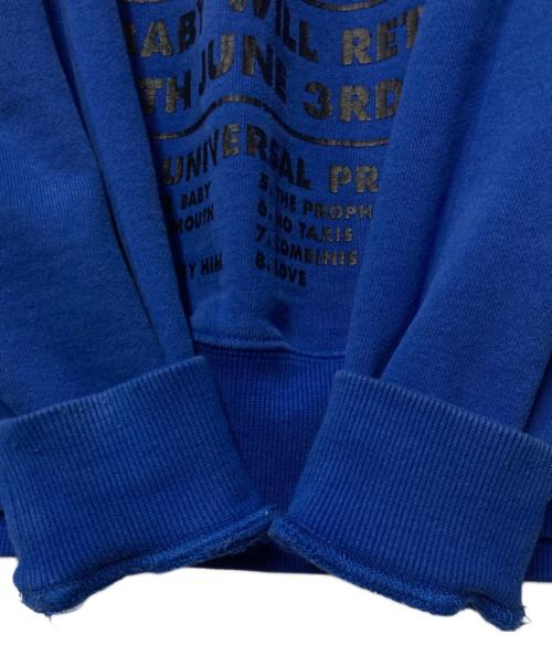 NISHIMOTO IS THE MOUTH（ニシモトイズザマウス）NISHIMOTO IS THE MOUTH (ニシモトイズザマウス) CLASSIC SWEAT HOODIE ブルー サイズ:Ｍの古着・服飾アイテム