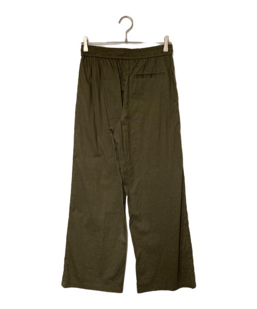 theory luxe（セオリーリュクス）theory luxe (セオリーリュクス) ワイドイージーリネンパンツ オリーブ サイズ:40の古着・服飾アイテム