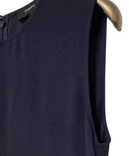 theory（セオリー）theory (セオリー) ノースリーブワンピース ネイビー サイズ:2の古着・服飾アイテム