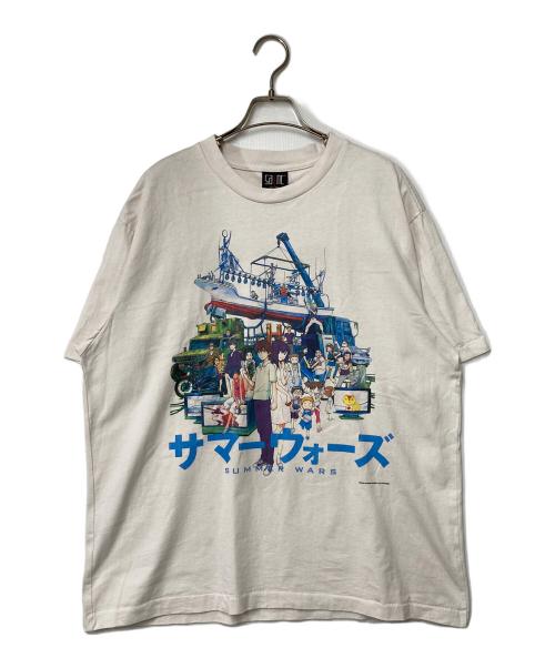 SAINT MICHAEL（セントマイケル）SAINT MICHAEL (セントマイケル) アニメTシャツ ホワイト サイズ:Lの古着・服飾アイテム