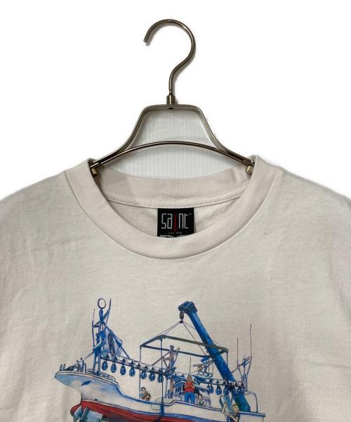 SAINT MICHAEL（セントマイケル）SAINT MICHAEL (セントマイケル) アニメTシャツ ホワイト サイズ:Lの古着・服飾アイテム