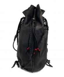 South2 West8×B:TOGETHER（サウスツー ウエストエイト×ビートゥギャザー）の古着「Kinchaku  Leather」｜ブラック