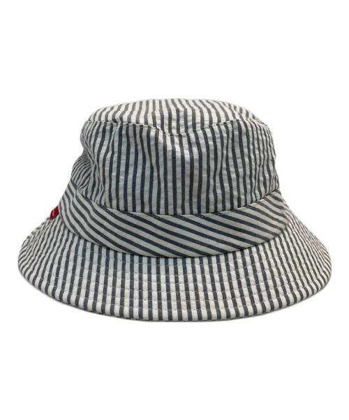 BROOKS BROTHERS（ブルックスブラザーズ）BROOKS BROTHERS (ブルックスブラザーズ) Supreme (シュプリーム) Seersucker Hat グレー×ホワイトの古着・服飾アイテム
