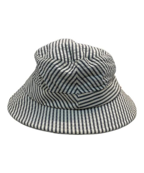 BROOKS BROTHERS（ブルックスブラザーズ）BROOKS BROTHERS (ブルックスブラザーズ) Supreme (シュプリーム) Seersucker Hat グレー×ホワイトの古着・服飾アイテム