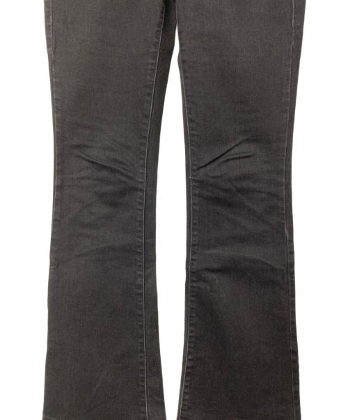 DIESEL（ディーゼル）DIESEL (ディーゼル) デニムフレアパンツ ブラック サイズ:W26の古着・服飾アイテム