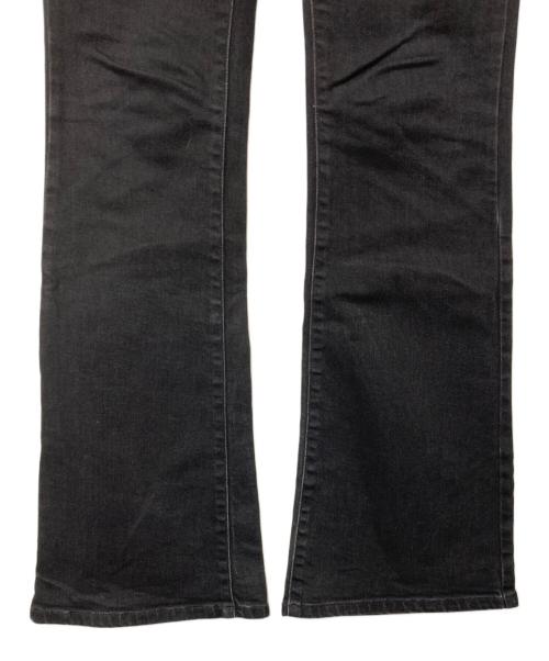DIESEL（ディーゼル）DIESEL (ディーゼル) デニムフレアパンツ ブラック サイズ:W26の古着・服飾アイテム