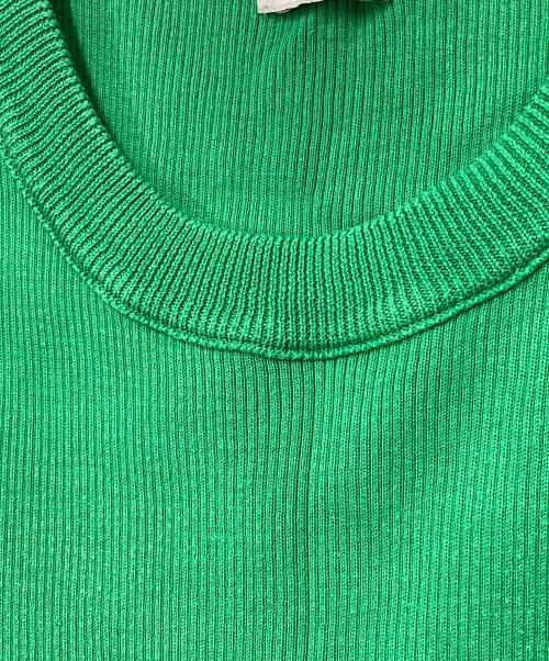 Spick and Span（スピック＆スパン）Spick and Span (スピック＆スパン) 18Gリブニットタンク グリーン サイズ:FREEの古着・服飾アイテム