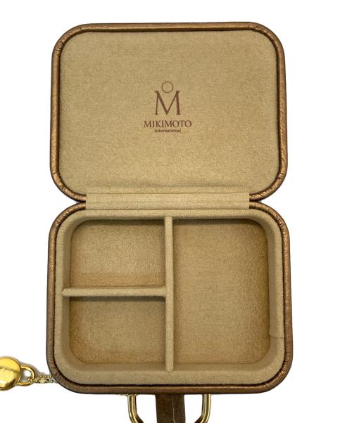 MIKIMOTO（ミキモト）MIKIMOTO (ミキモト) ジュエリーケース オレンジ×ブラウンの古着・服飾アイテム