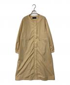 SHIPSシップス）の古着「ウエストドロストコート」｜ベージュ
