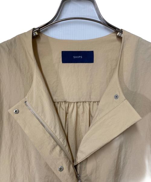 SHIPS（シップス）SHIPS (シップス) ウエストドロストコート ベージュ サイズ:38の古着・服飾アイテム