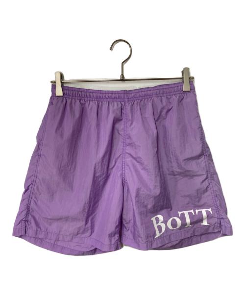 BoTT（ボット）bott (ボット) ナイロンハーフパンツ パープル サイズ:Mの古着・服飾アイテム
