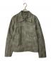 ZARA（ザラ）の古着「エコレザージャケット」｜グレー