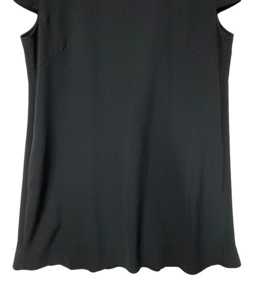 FOXEY NEWYORK（フォクシーニューヨーク）FOXEY NEWYORK (フォクシーニューヨーク) フレンチスリーブドレス ネイビー サイズ:42の古着・服飾アイテム
