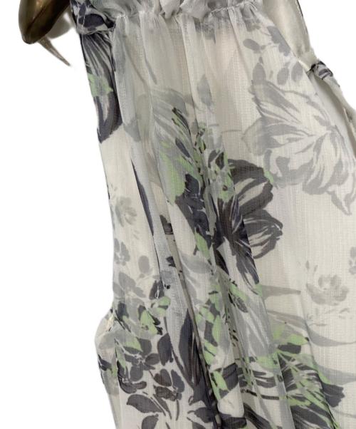 HER LIP TO（ハーリップトゥ）HER LIP TO (ハーリップトゥ) Lady Jane Chiffon Dress ライトグレー サイズ:Sの古着・服飾アイテム