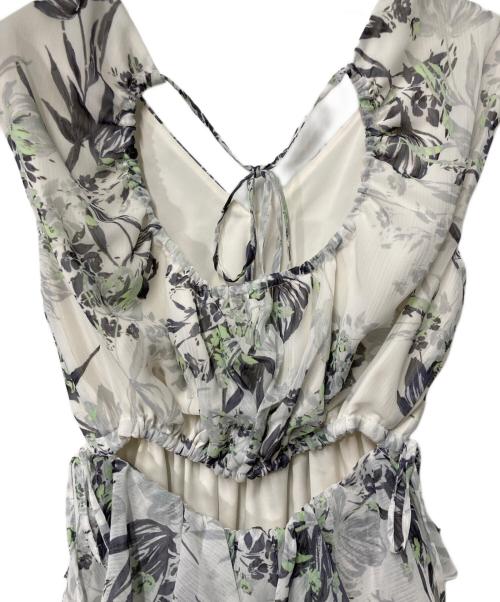 HER LIP TO（ハーリップトゥ）HER LIP TO (ハーリップトゥ) Lady Jane Chiffon Dress ライトグレー サイズ:Sの古着・服飾アイテム