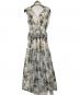 HER LIP TO（ハーリップトゥ）の古着「Lady Jane Chiffon Dress」｜ライトグレー