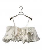 Andequalアンドコール）の古着「volume off shoulder blouse」｜ホワイト